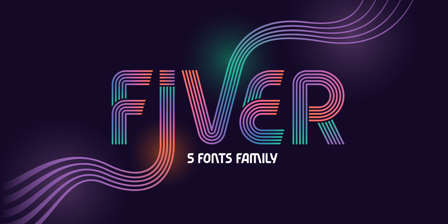 Fiver Font preview